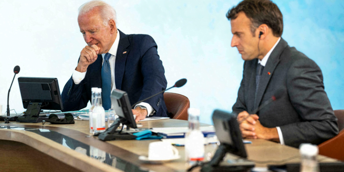 一週動態：英美澳簽訂 AUKUS 後，拜登首次與馬克龍通話